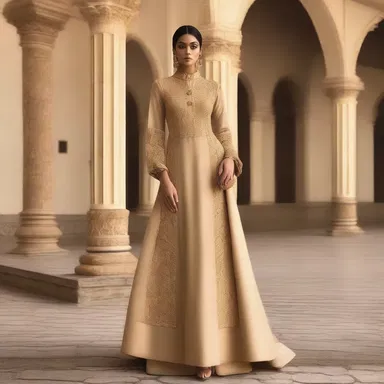 The designer's new collection showcases elegant and amiably styled outfits.