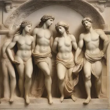 In Greek mythology, the gods and goddesses interacted amiably with humans, sometimes even assisting them.