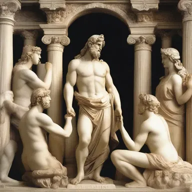 In Greek mythology, the gods and goddesses interacted amiably with humans, sometimes even assisting them.