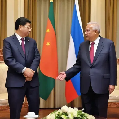 During the peace negotiations, the two leaders discussed terms amiably, resolving the conflict peacefully.