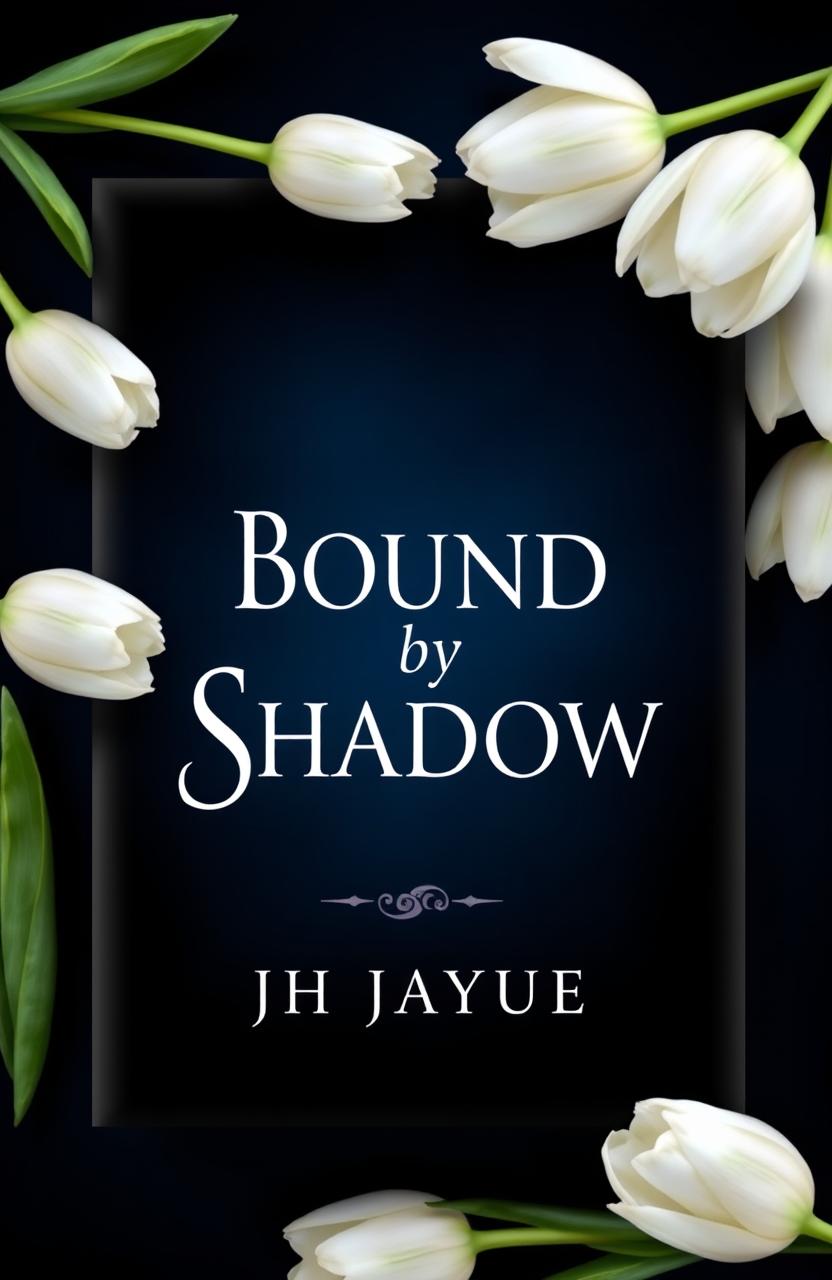 A book cover design for 'Bound by Shadow' by Jh Jayue