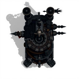 Intricate Dark Fantasy Turret Design