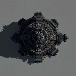 Intricate Dark Fantasy Turret Design