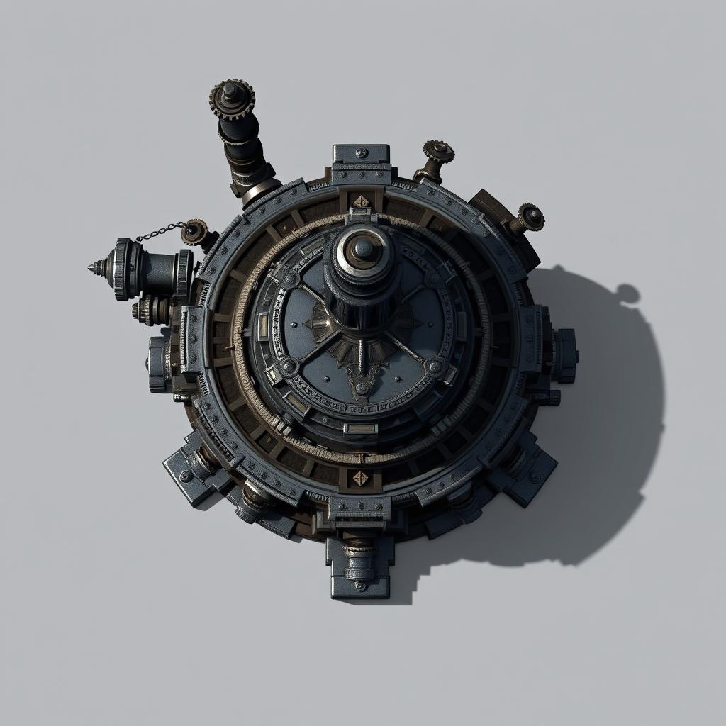 Intricate Dark Fantasy Turret Design