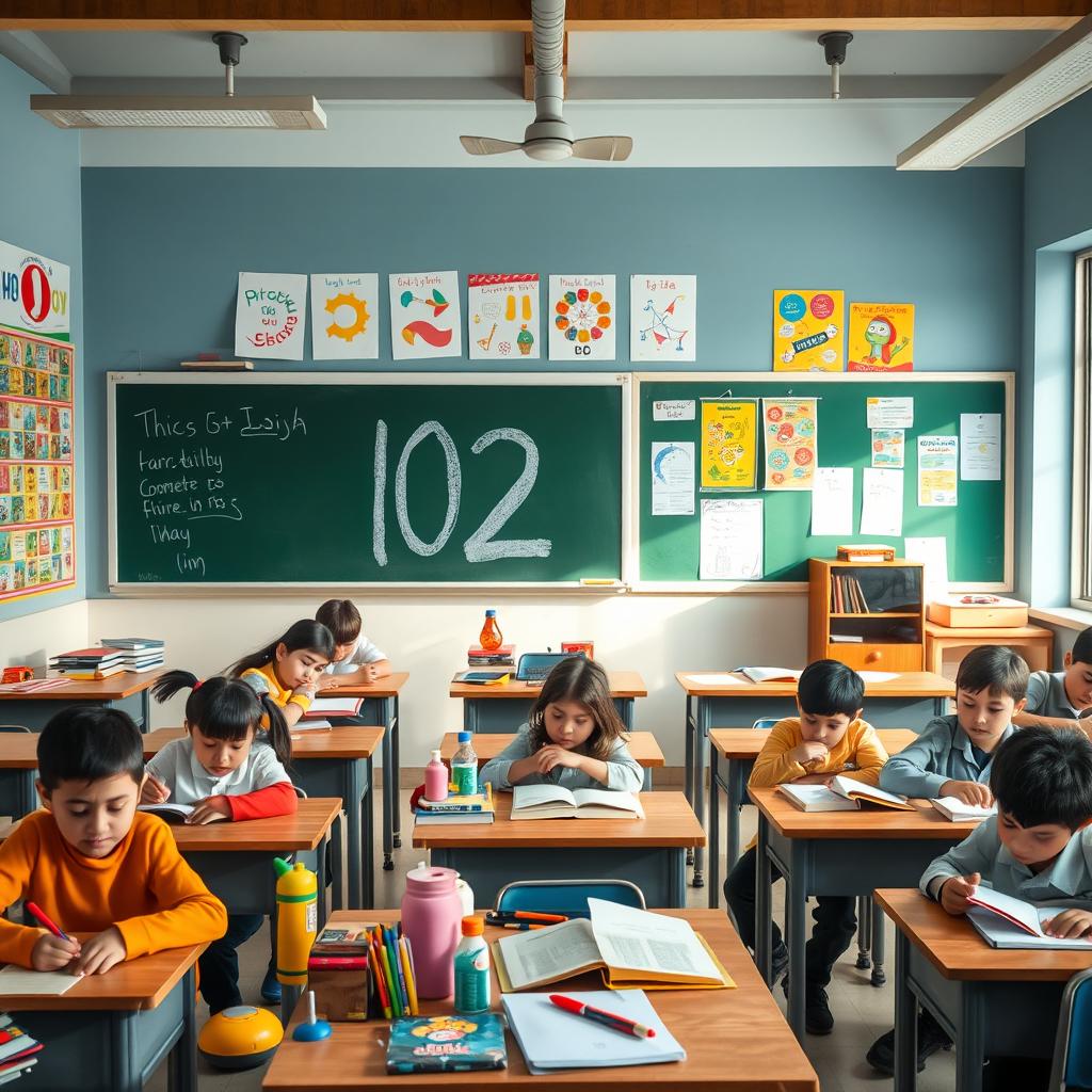 Vibrant Classroom in Iran: Embrace Learning