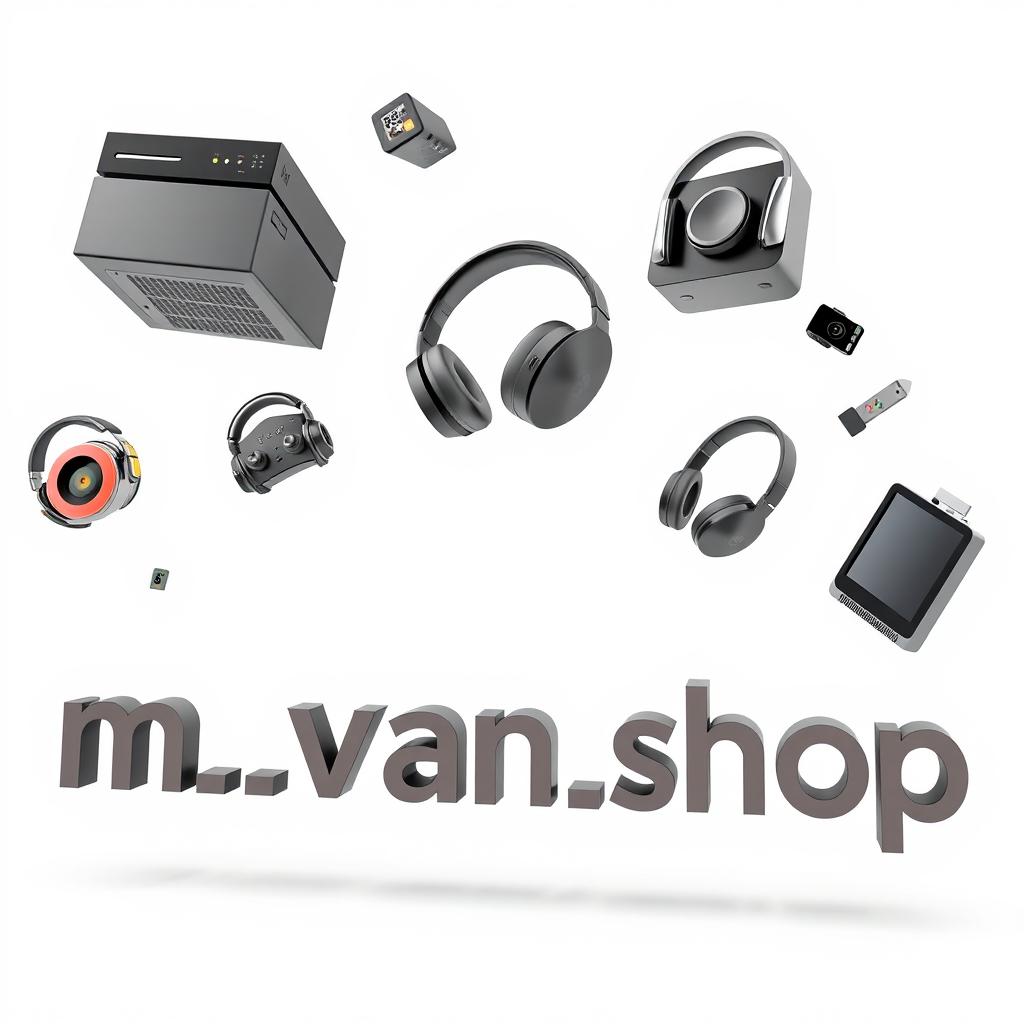 A modern 3D image featuring attractive floating and moving icons in space, including stylish Xbox, headphones, and various gadgets designed in a pop-out style