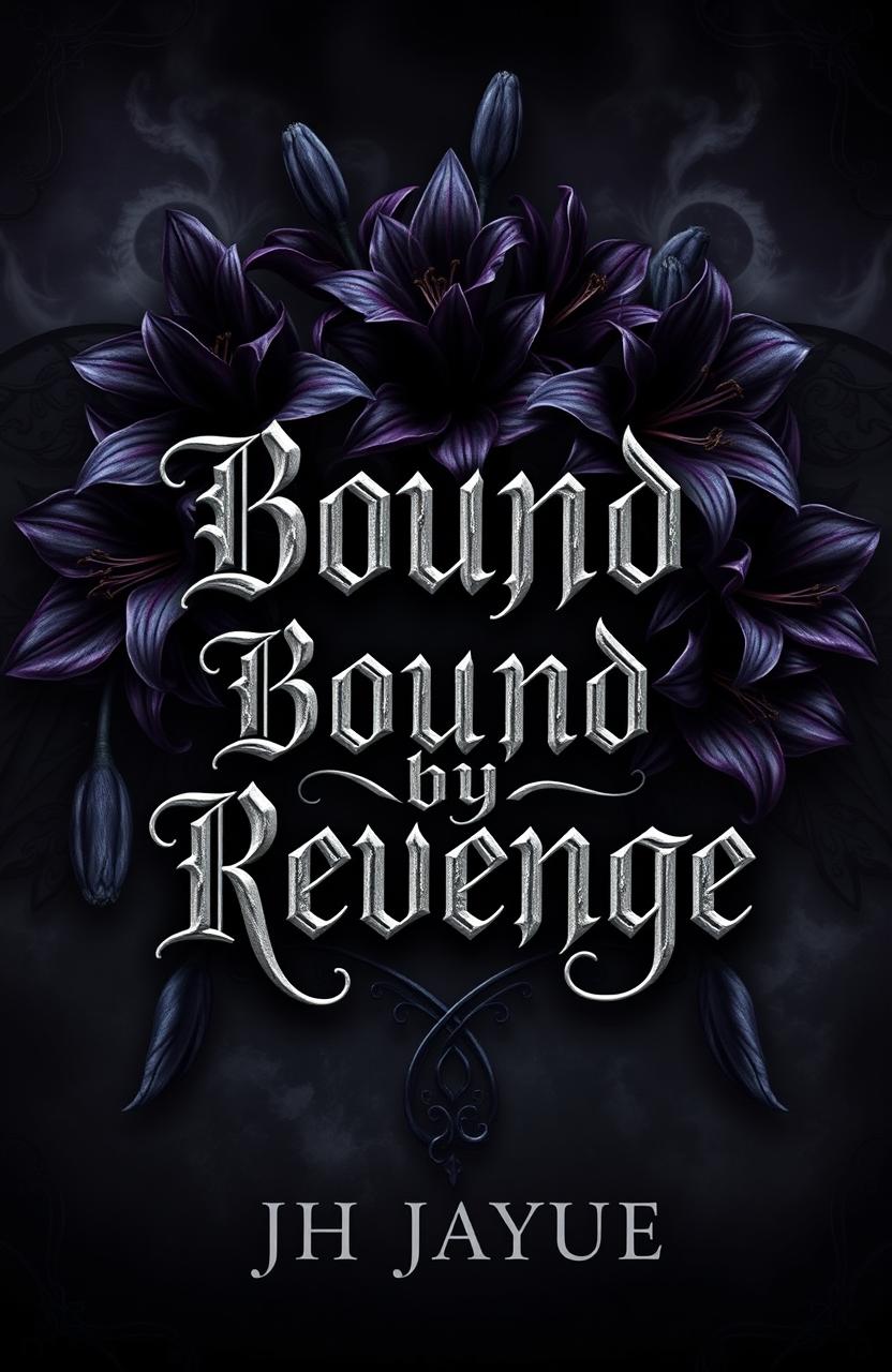 A visually striking book cover for "Bound by Revenge" by Jh Jayue