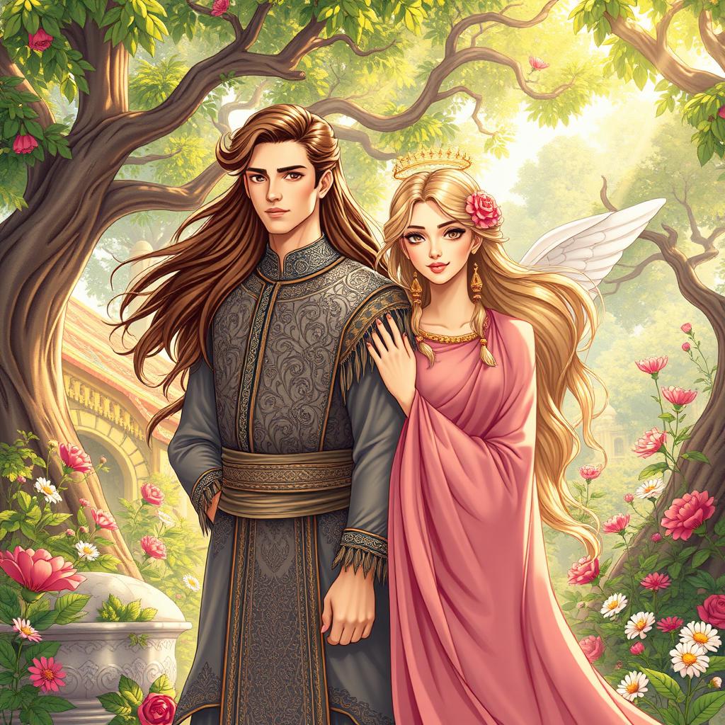 A stunning illustration of Siavash and Sudabeh from the Shahnameh