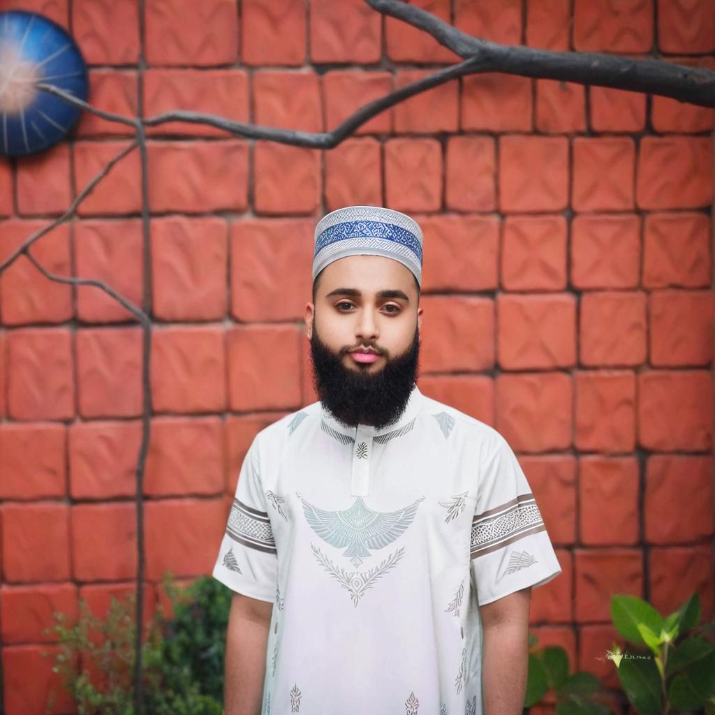 Embrace Simplicity: A Portrait of Tranquility
