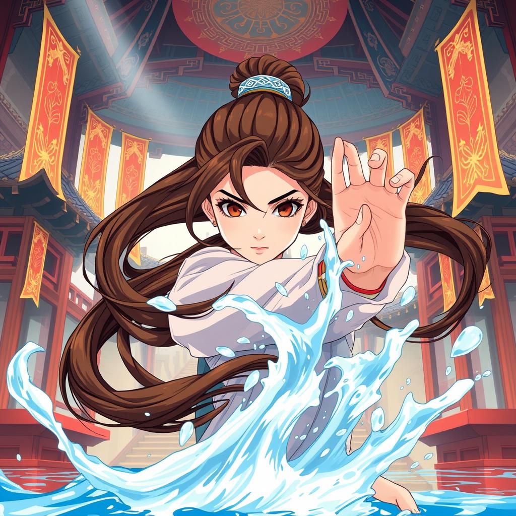 Ethereal Training: The Water-Bending Warrior