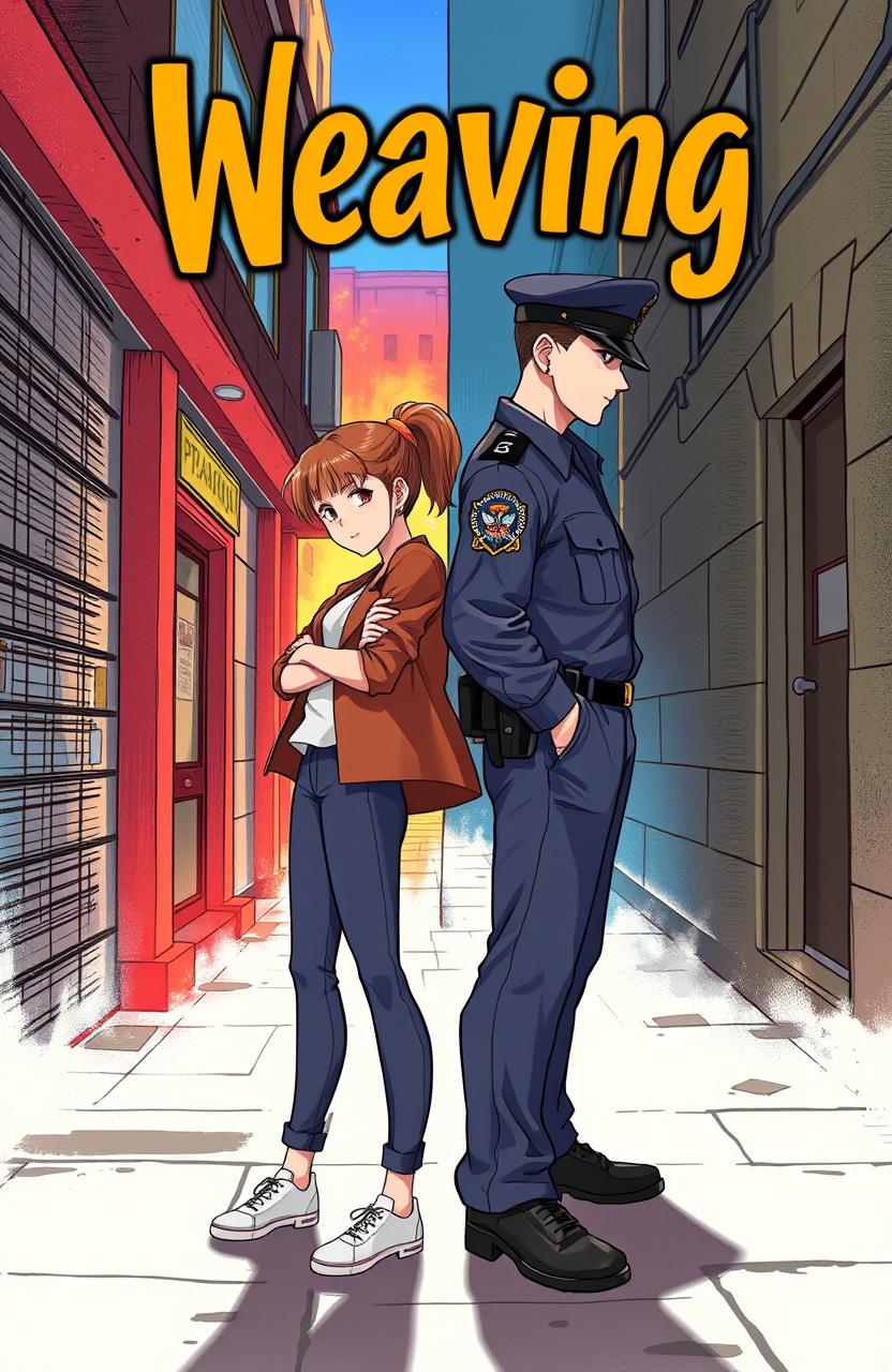 Unlikely Allies: A Dynamic Book Cover Illustration