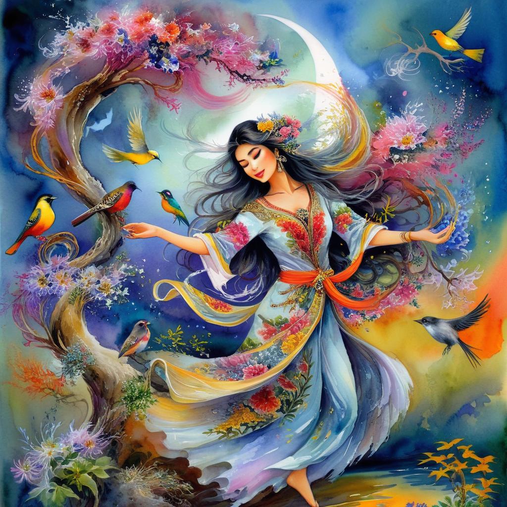 Enchanting Fairy Deity & Majestic Mermaid Artwork