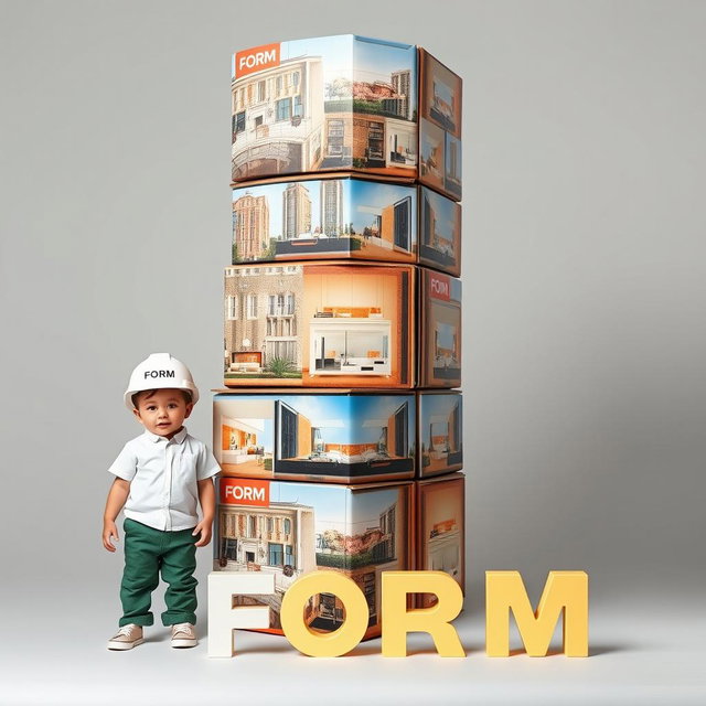 Vibrant Stacked Rectangles: A Colorful Display