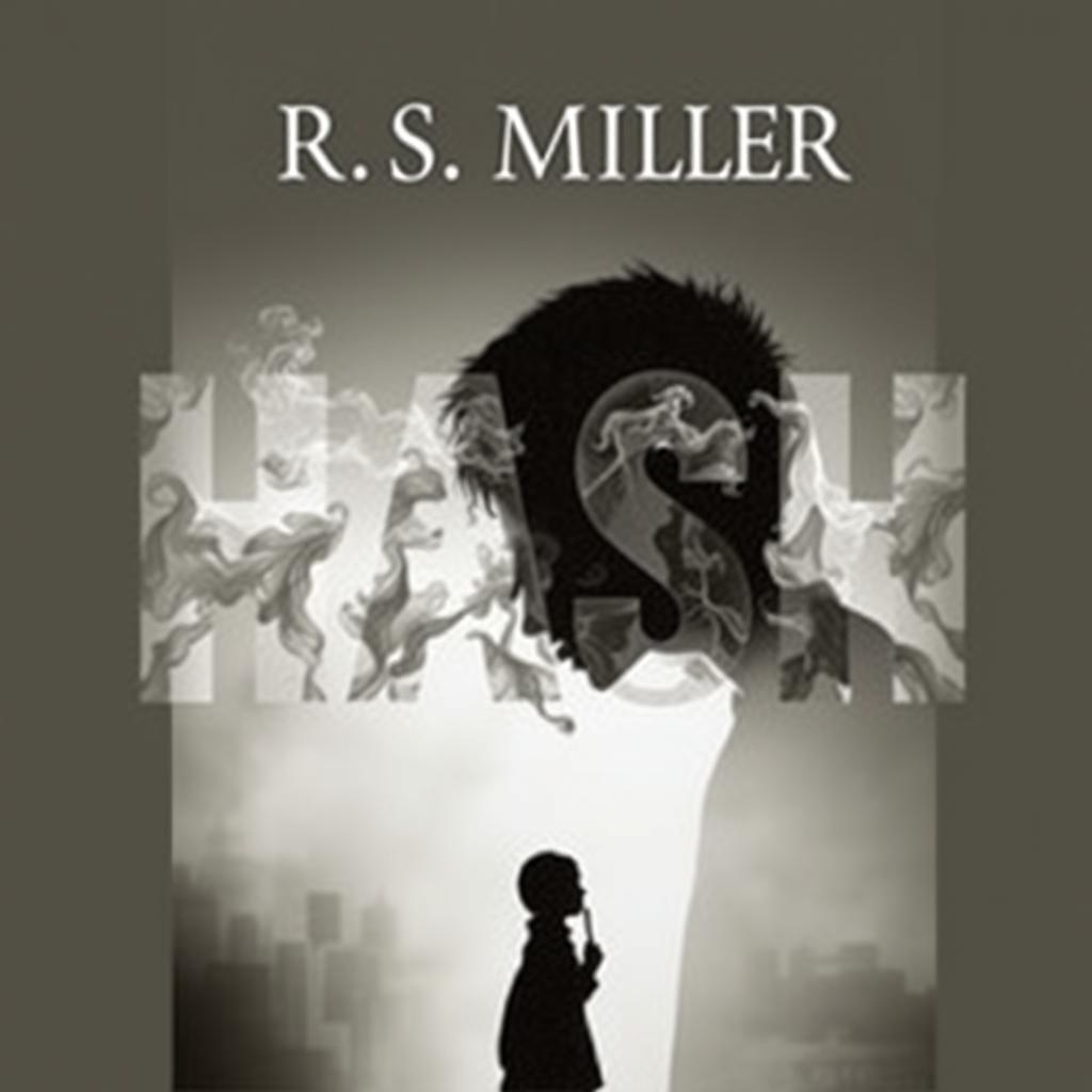 The book cover should feature the author's name, R
