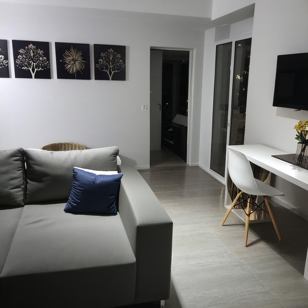 Create a Stylish and Cozy Modern Living Room with AI