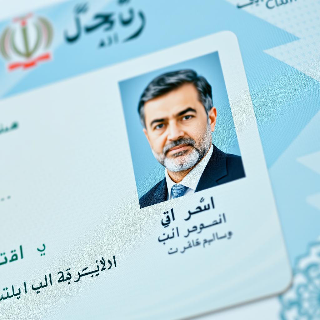 Explore the Unique Details of an Iranian National ID Card