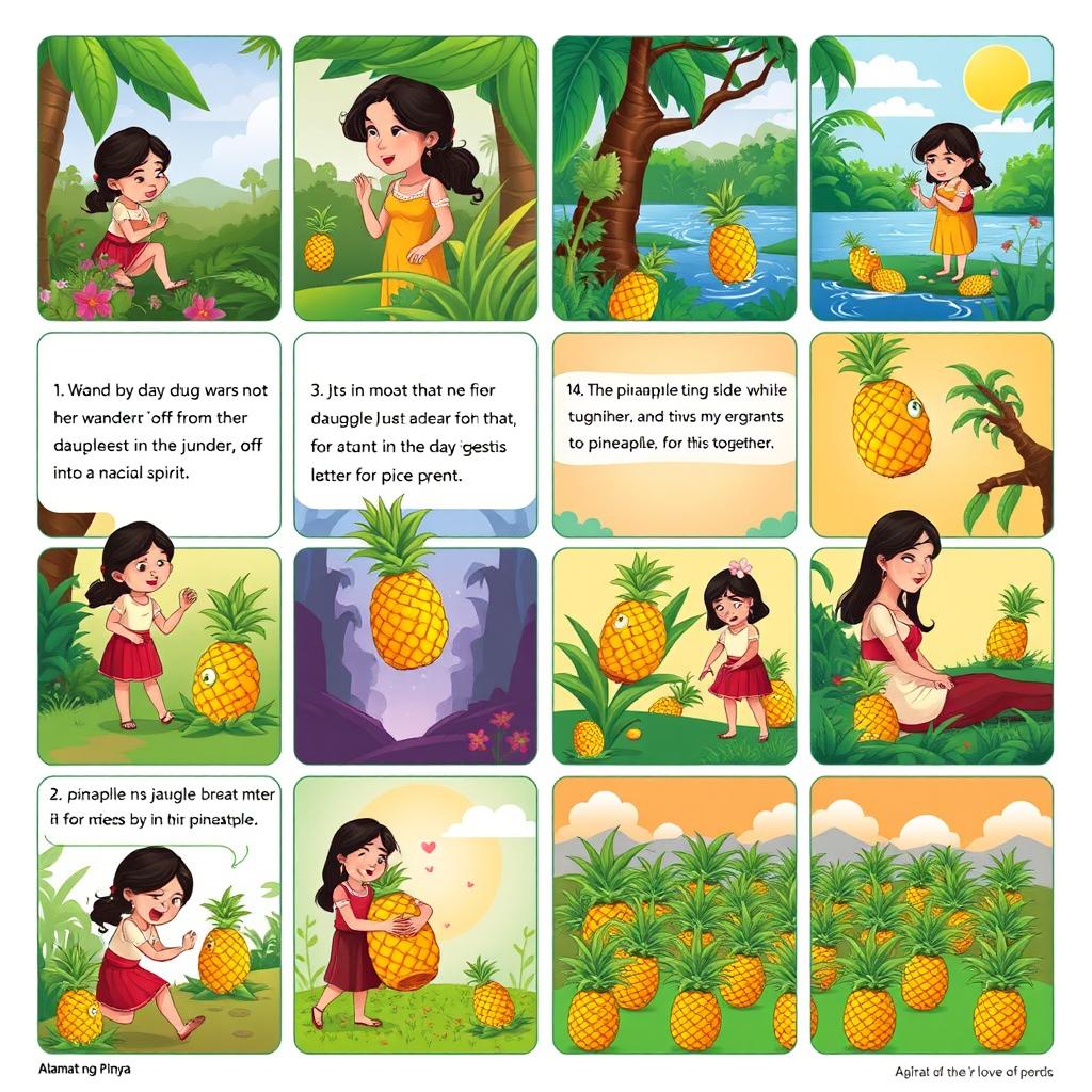 Alamat ng Pinya: The Legend of the Pineapple in 16 Panels