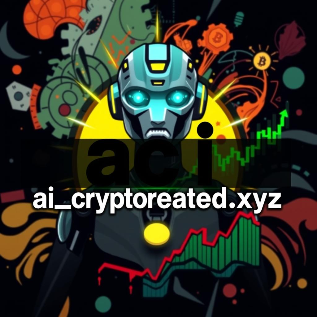 An animated logo featuring the text 'ai_cryptorelated