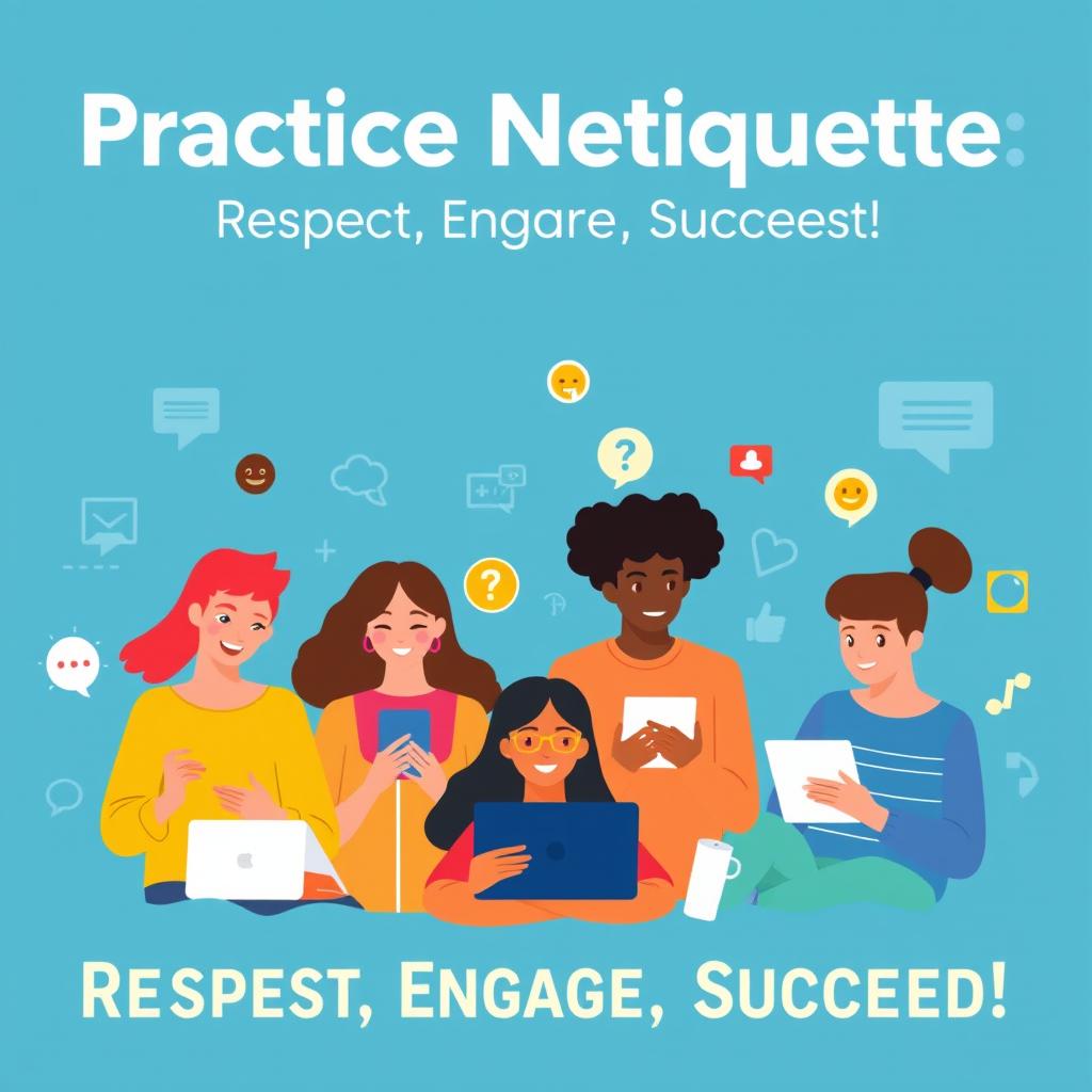 Practice Netiquette: Respect, Engage, Succeed!