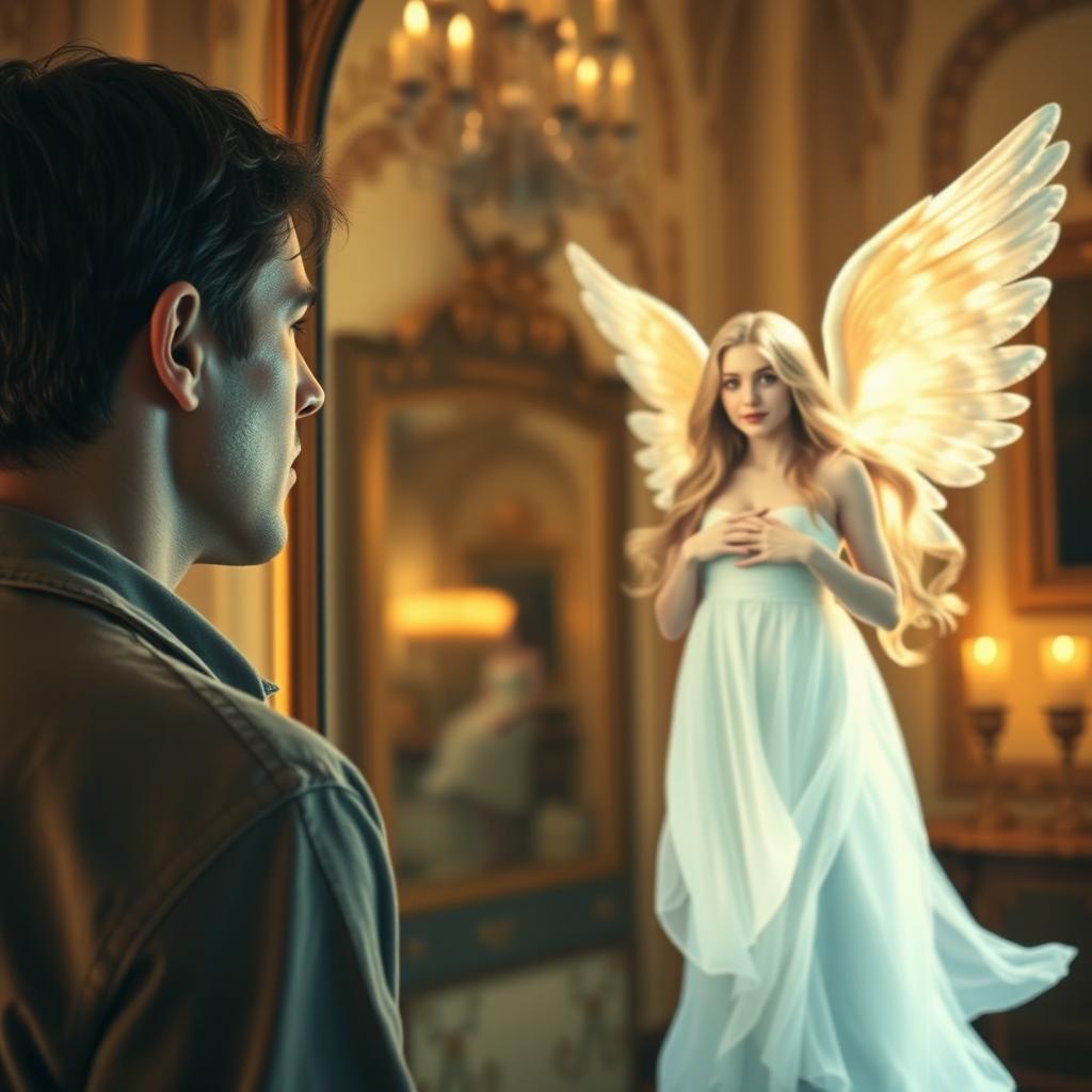Gaze into the Divine: Mirror of Angels