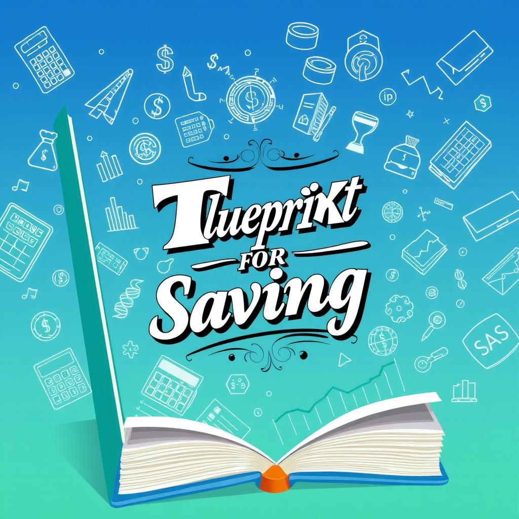 An animated book cover design featuring a dynamic and open layout with engaging blue and green colors