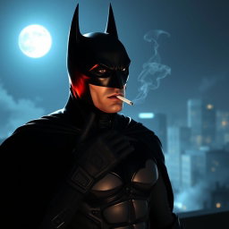 Brooding Batman: The Dark Knight Awaits
