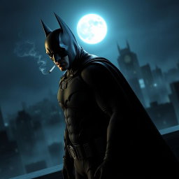 Brooding Batman: The Dark Knight Awaits