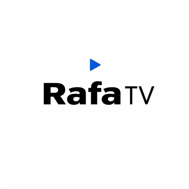 Sleek & Modern Rafa TV Logo Design
