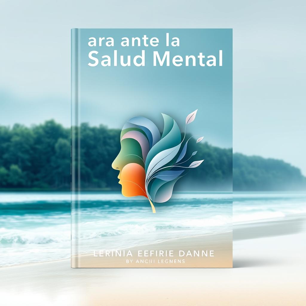 A book cover design for a mental health topic, titled 'Cara ante la Salud Mental' prominently displayed at the top
