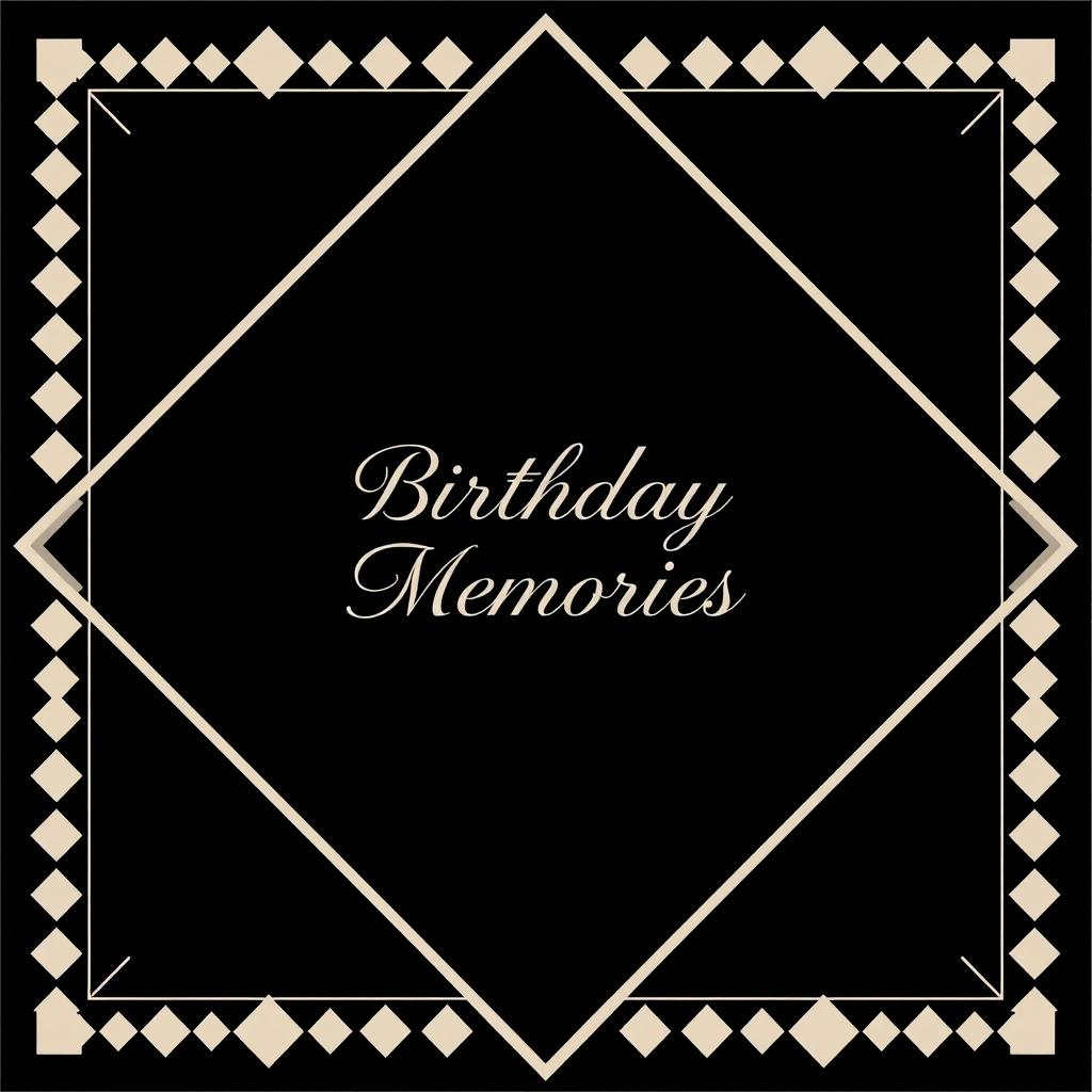 A 12x18-inch photo frame design featuring a sleek black background