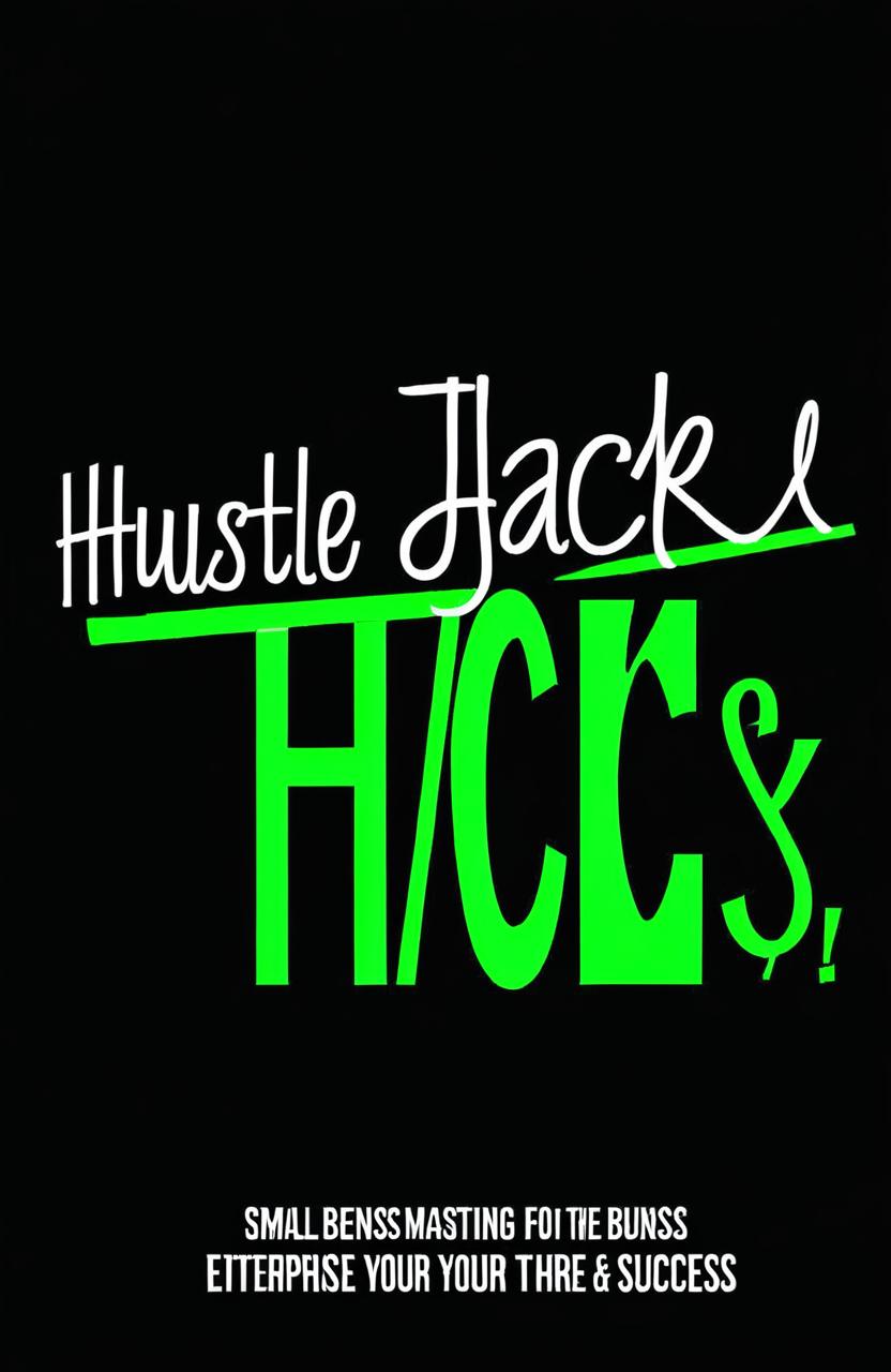 Elevate Your Brand with a Striking Green Logo Poster