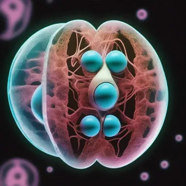 In the futuristic science fiction novel, scientists invented a device that artificially induced amitotic cell division, granting immortality to those who could afford it.
