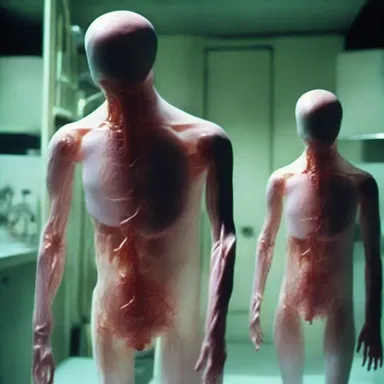 In the suspenseful horror movie, the antagonist secretly conducted unethical experiments on individuals, using amitotic cell division to create terrifying creatures.