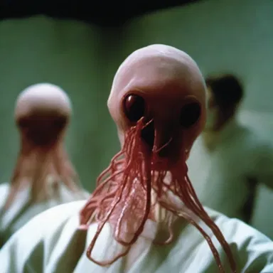 In the suspenseful horror movie, the antagonist secretly conducted unethical experiments on individuals, using amitotic cell division to create terrifying creatures.