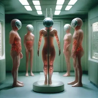 The science fiction film showcased a futuristic society where amitotic cell division was harnessed for both medical advancements and sinister purposes.