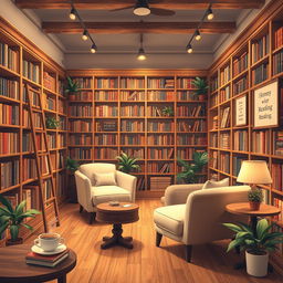 A beautifully designed bookstore website background