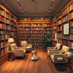 A beautifully designed bookstore website background