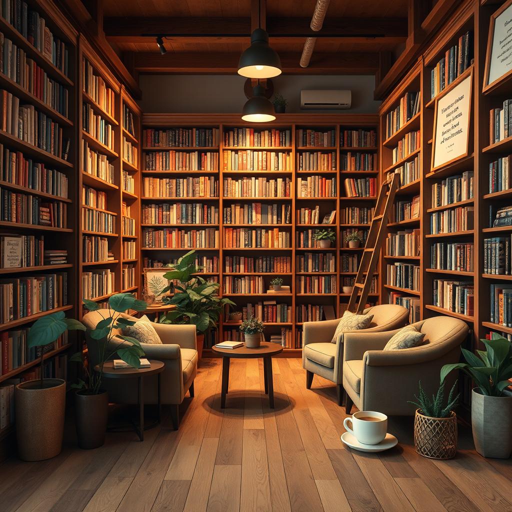 A beautifully designed bookstore website background