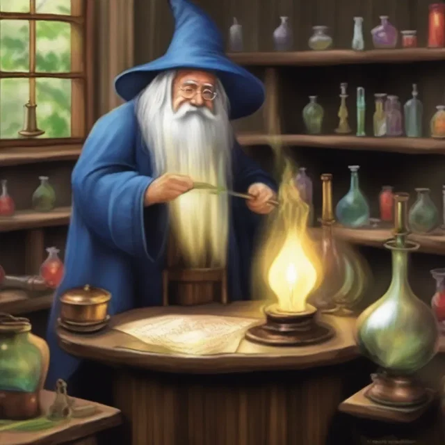 In a world of magic, the wizard used an ammeter to measure the flow of electrical current in his enchanted laboratory.