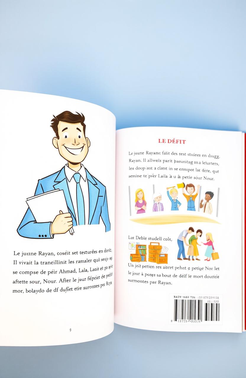 A book cover design that combines elements of the first and fourth pages