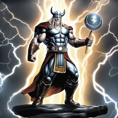According to ancient mythology, the god of thunder was able to harness immense electrical power, measuring it with an ammeter forged by the gods.