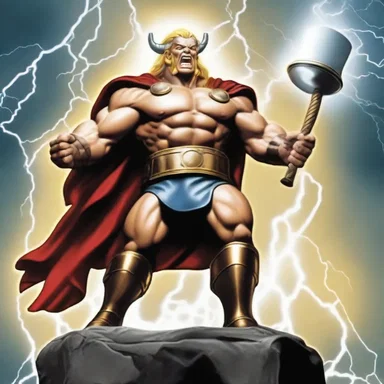 According to ancient mythology, the god of thunder was able to harness immense electrical power, measuring it with an ammeter forged by the gods.