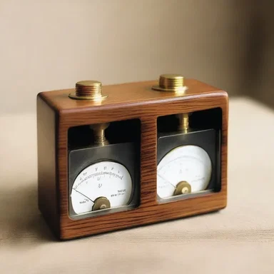 As a symbol of their electric chemistry, the couple exchanged engraved ammeters as a token of their deep connection.