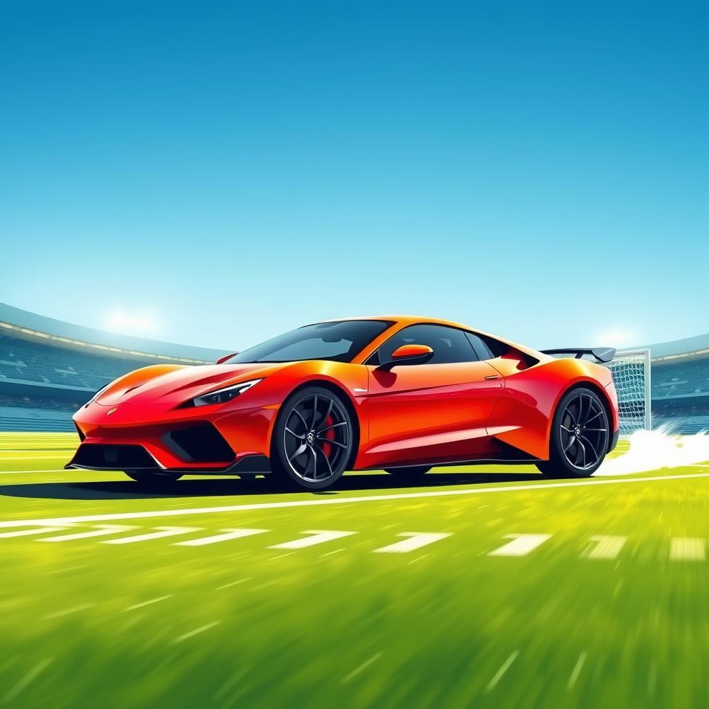 Rev Up on the Field: A Sports Car Journey