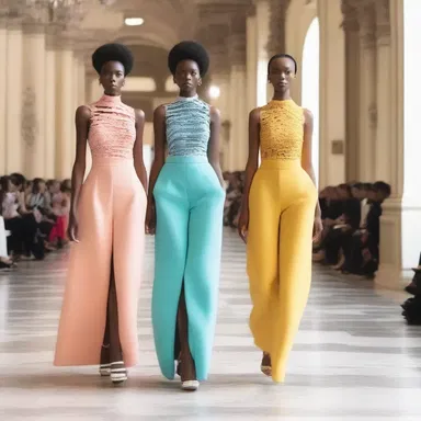 The fashion designer incorporated ammino accents into their latest collection, adding a touch of elegance and uniqueness.