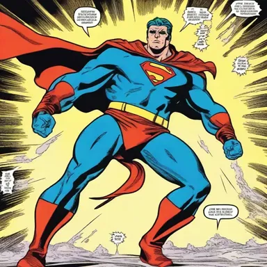 The comic book superhero derived their powers from an ammino-infused serum experiment gone wrong.