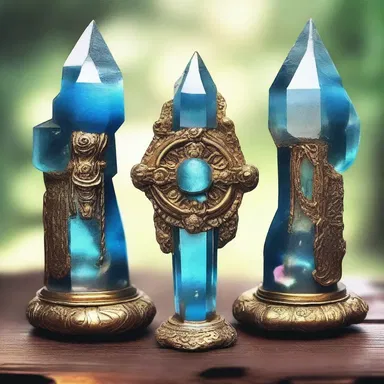 According to ancient myth, the gods crafted powerful artifacts from ammino crystals to bestow mortals with extraordinary abilities.
