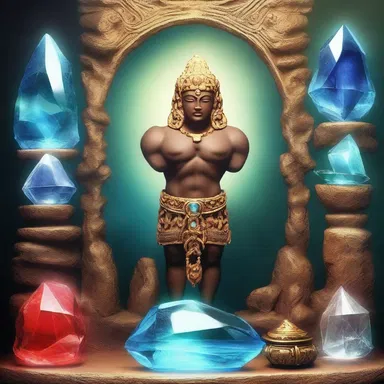According to ancient myth, the gods crafted powerful artifacts from ammino crystals to bestow mortals with extraordinary abilities.