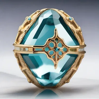 The sacred artifact was said to be made of pure ammino crystal, symbolizing the divine connection between heaven and earth.