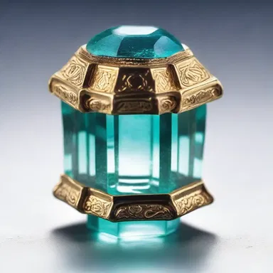 The sacred artifact was said to be made of pure ammino crystal, symbolizing the divine connection between heaven and earth.